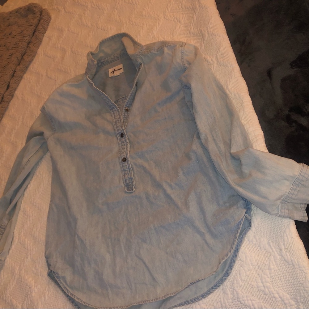 American eagle denim shirt